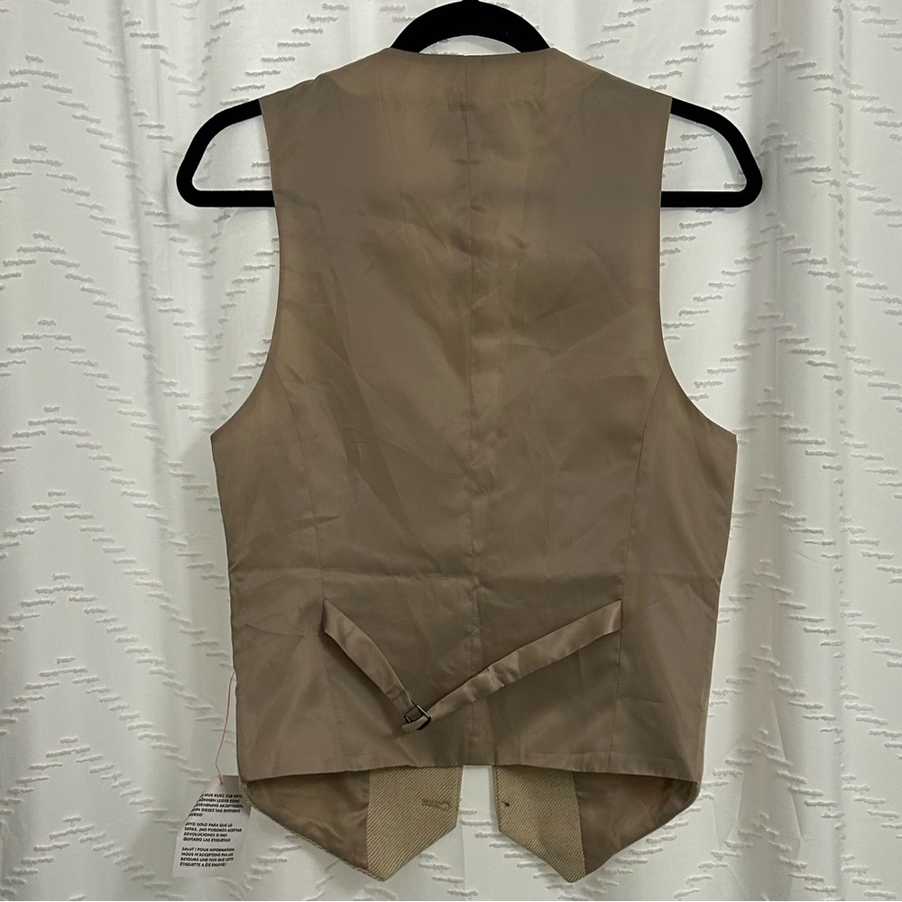ASOS Tan/Cream Vest - Picture 3 of 5